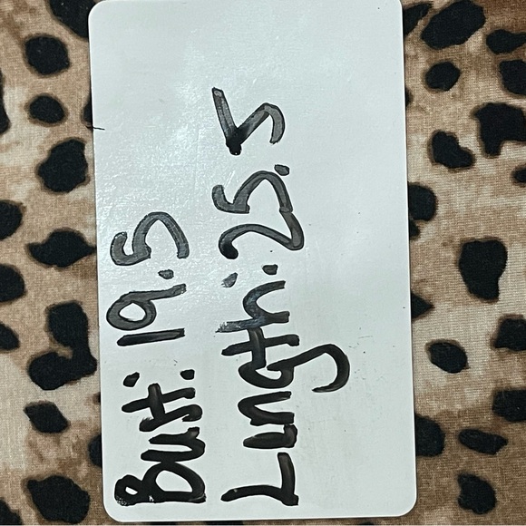 Carmen Marc Valvo M Leopard Print Sleeveless Top with Stretch 400 - Picture 8 of 8